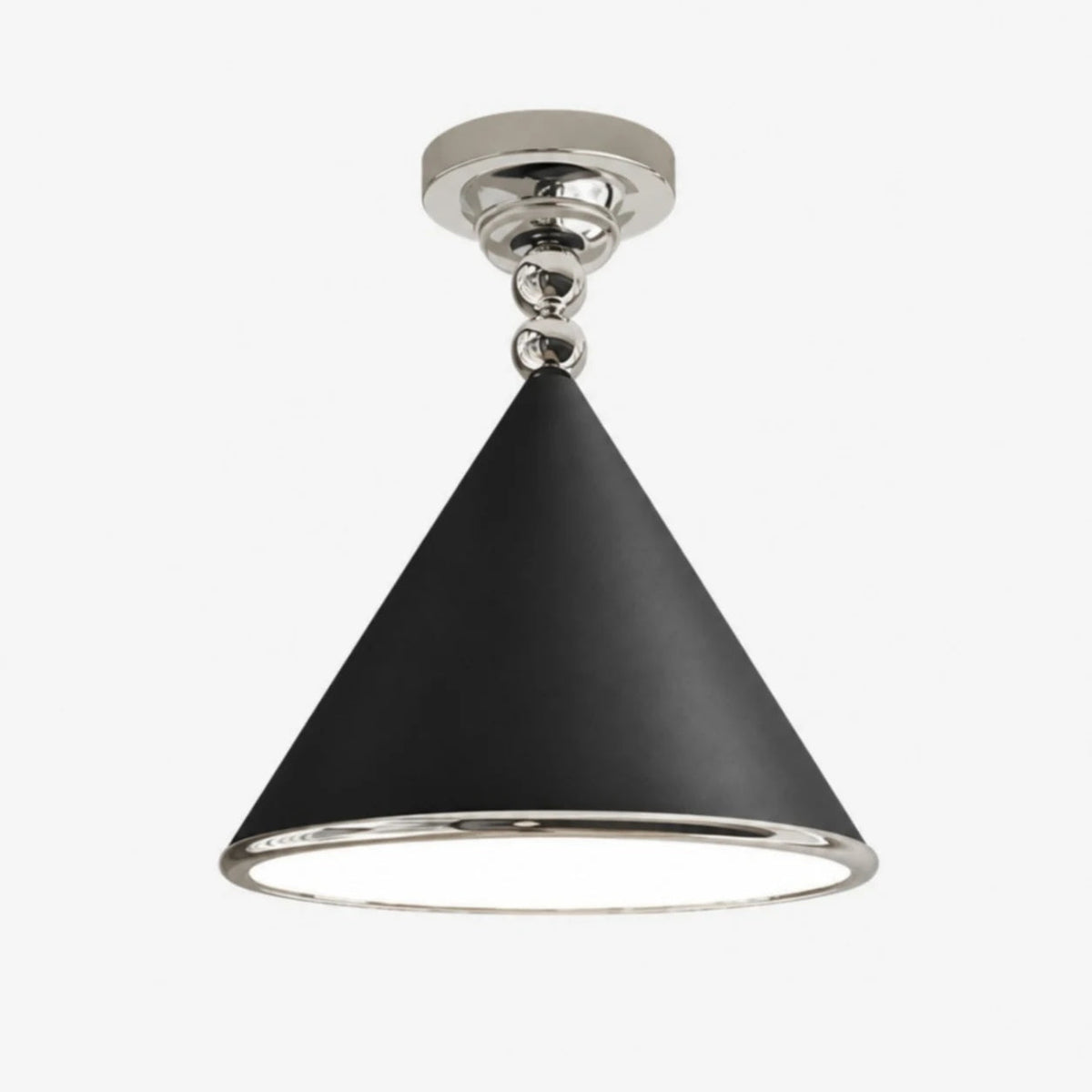 Modern, krémszínű, kúpos LED mennyezeti lámpa | Souliia