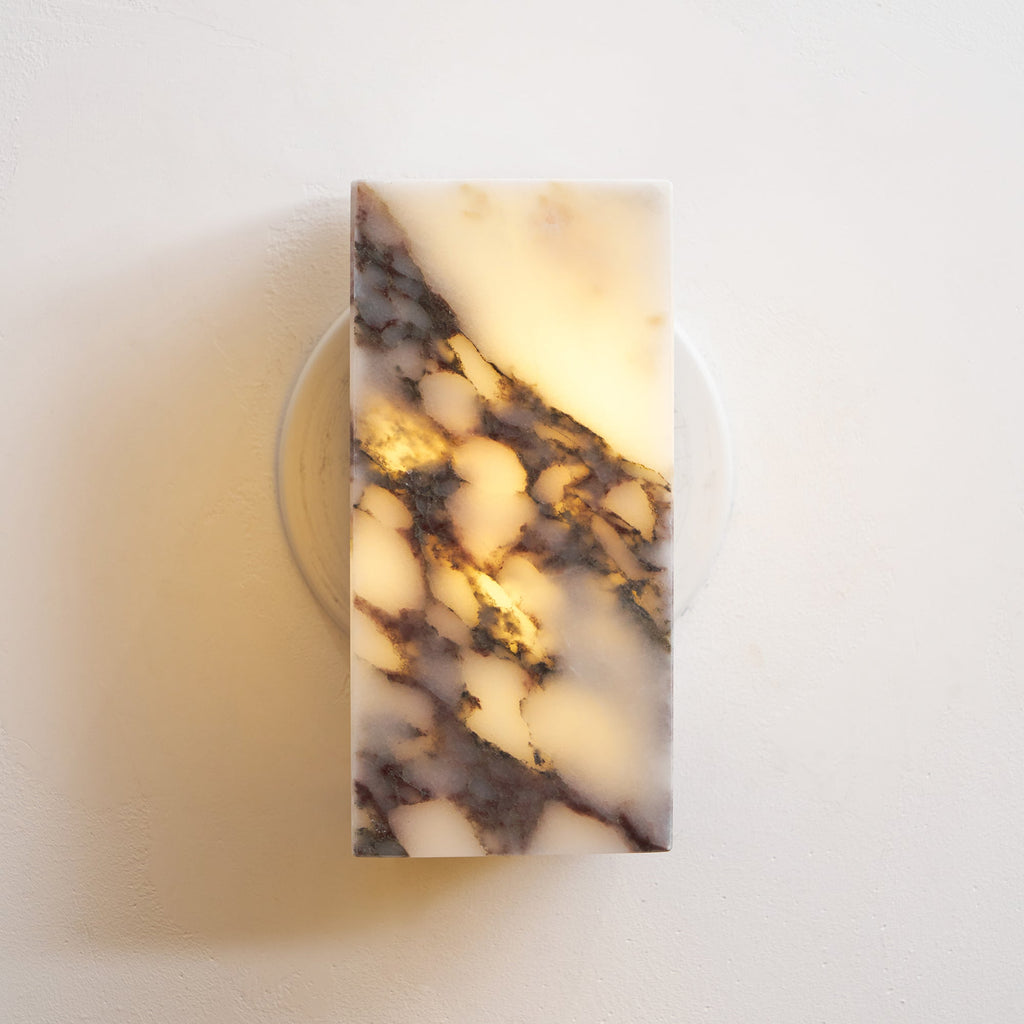 Square Marble Wall Lamp | Souliia