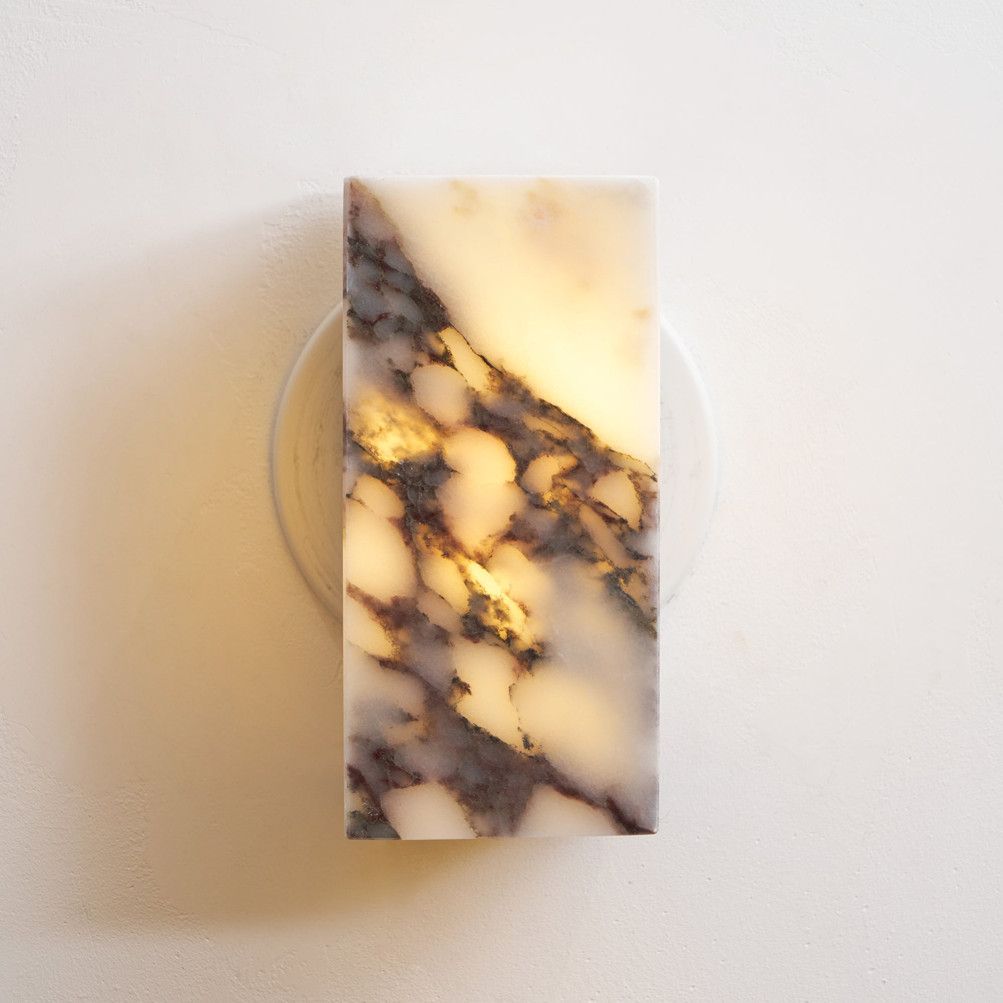 Square Marble Wall Lamp | Souliia