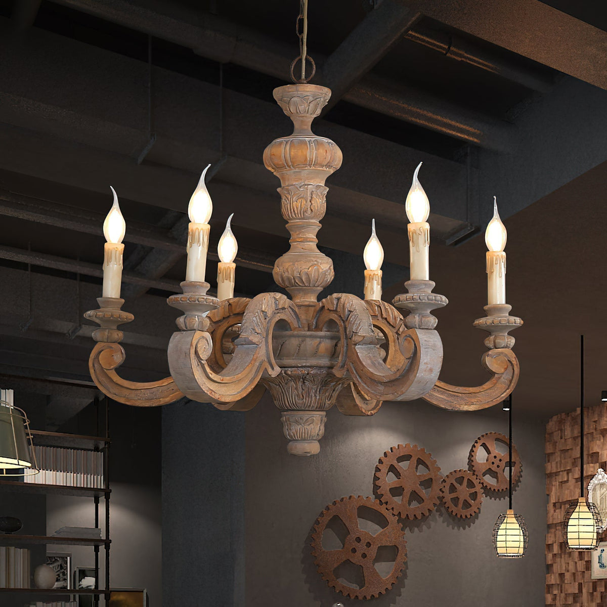 Roman Pillar Chandelier | Souliia