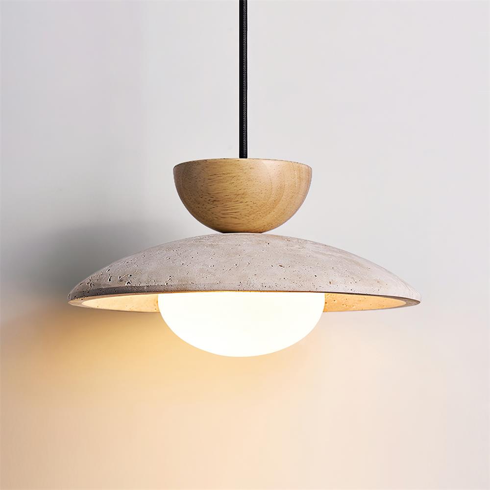 Tia Travertine Pendant Lamp | Souliia