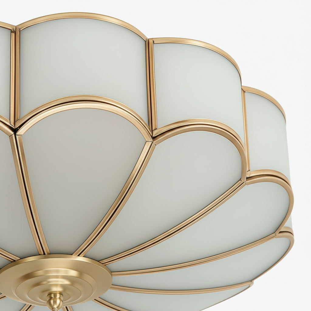 Silunavo Moderne Deckenlampe mit floraler Designinspiration für Wohnzimmer-Statement | Souliia