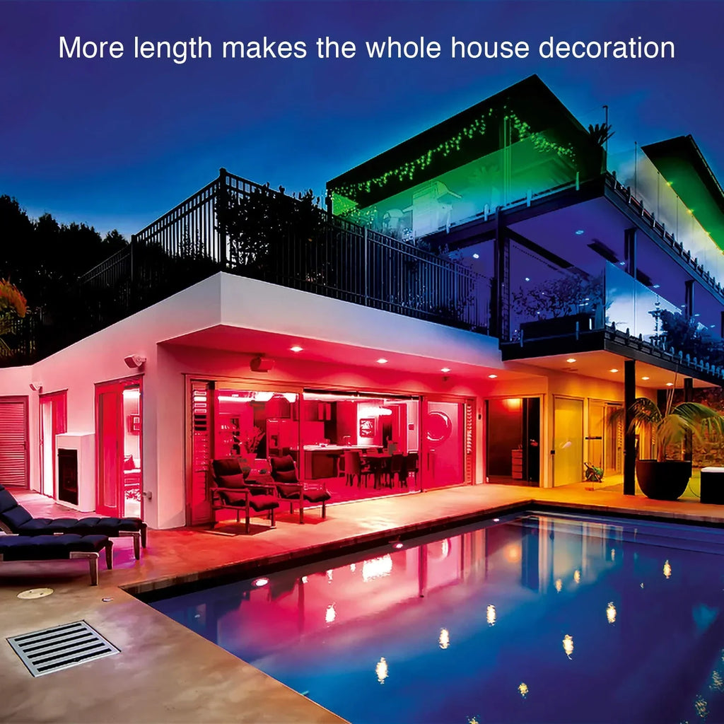 LED pásek 32ft — ambientní osvětlení s měnícími se barvami