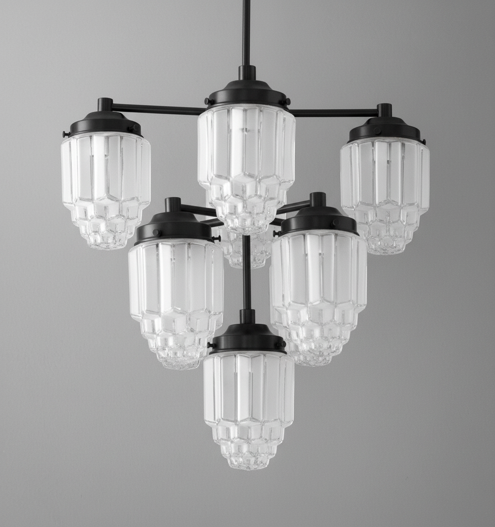 Tierlux Glas Wolkenkratzer-Kugel Kronleuchter – Moderne Mehrarm-Kugelleuchte für Wohn- & Esszimmer | Souliia