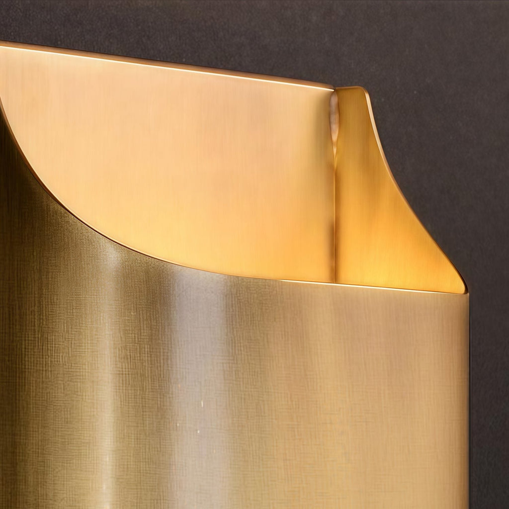 Sconique Stylish Brass Wall Sconce - Minimal Design Architectural Profile Sconce for Foyer | Souliia