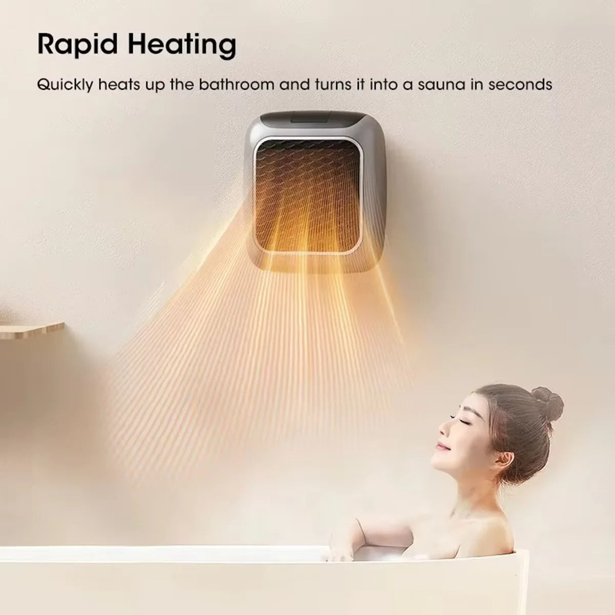 Electric Portable Mini Heater — 800W Fast Heating in 3 Seconds