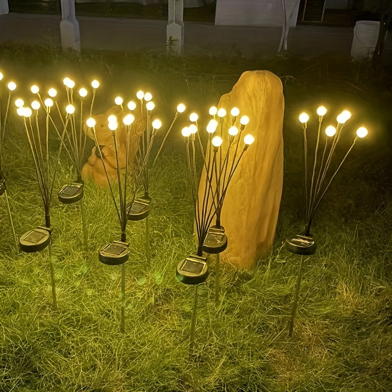 Nightflare Solar LED Firefly Ground Lights — 6/8/10 LED Configurations