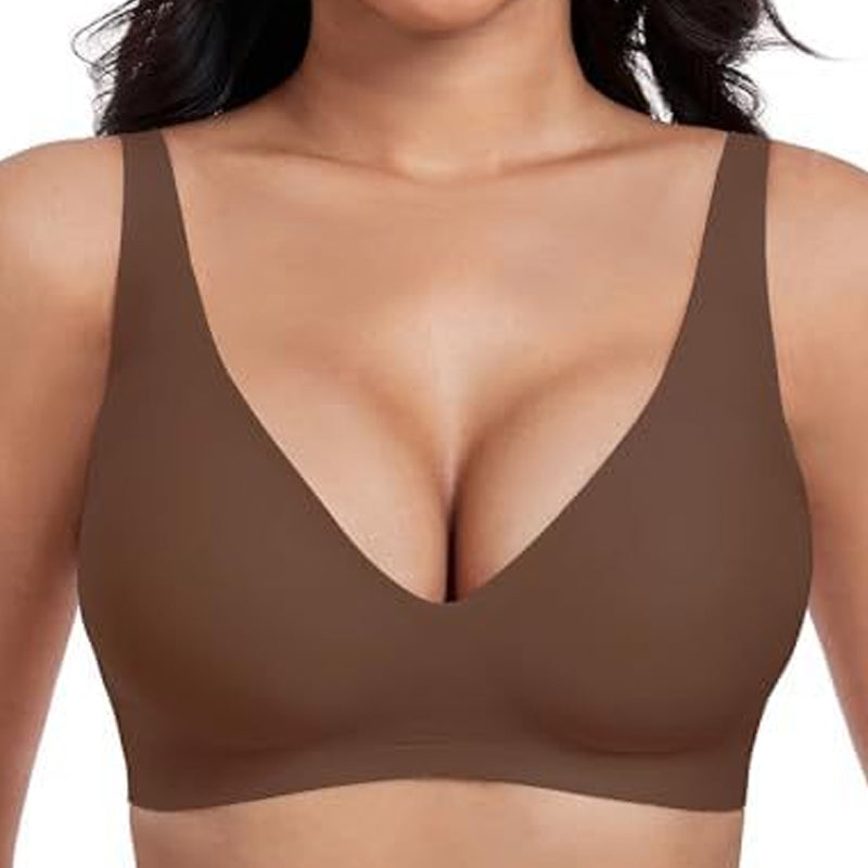 VivaLuxe – Seamless Wireless Lift Bra with Side Smoothing - Souliia