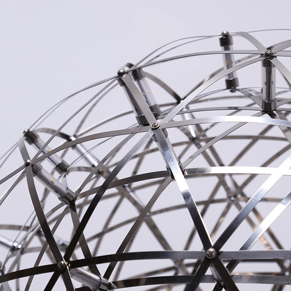 Silver Spark Ball Pendant Light | Souliia