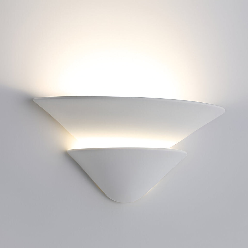 Shellora Wabi-Sabi Plaster Wall Light | Souliia