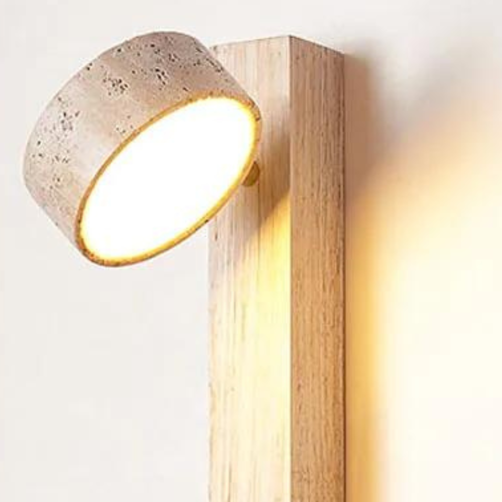 The Shine of the Palace Travertine Wall Light | Souliia