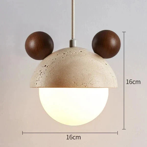 Travertin Micky Pendelleuchte | Souliia