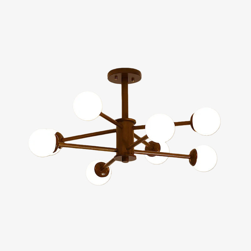 Lampada da soffitto dal design molecolare Orrise - Lampadario artistico con illuminazione a rami per gli ambienti domestici | Souliia