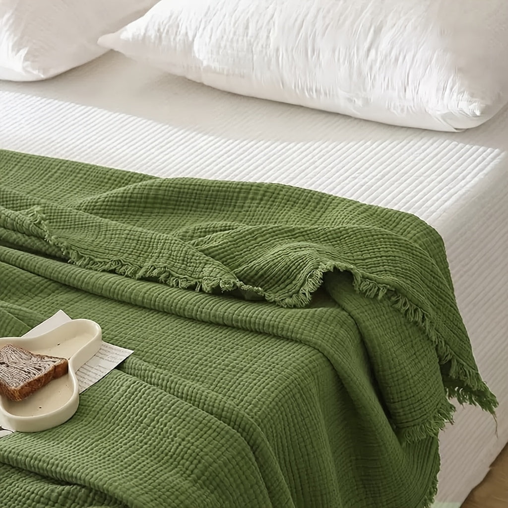 Bohobreeze Lightweight Muslin Cotton Quilt — Breathable Cooling Design