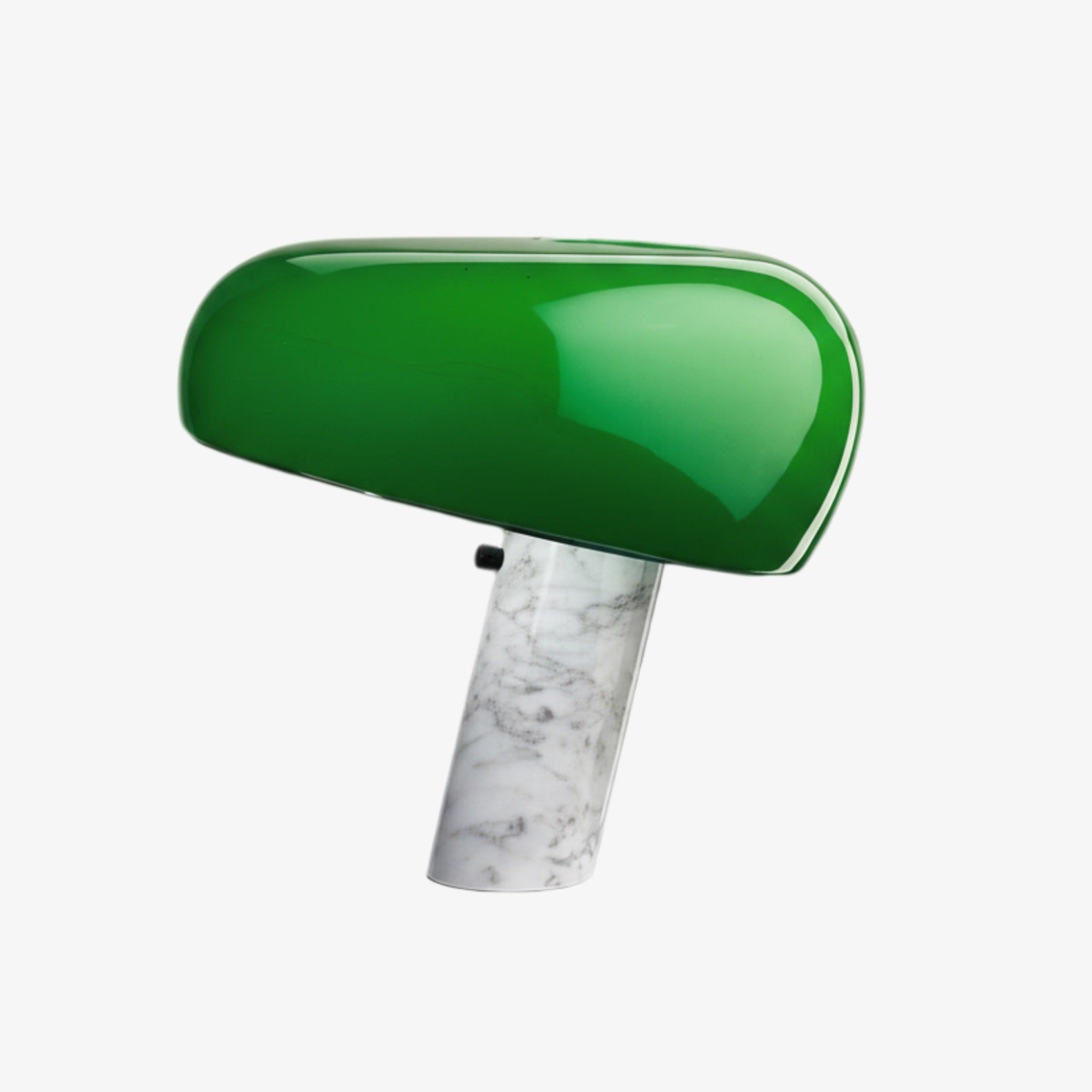 Slantia Amusing Ploy Table Lamp - Glass Shade and Marble Base Design for Living Room or Bedroom N45 | Souliia