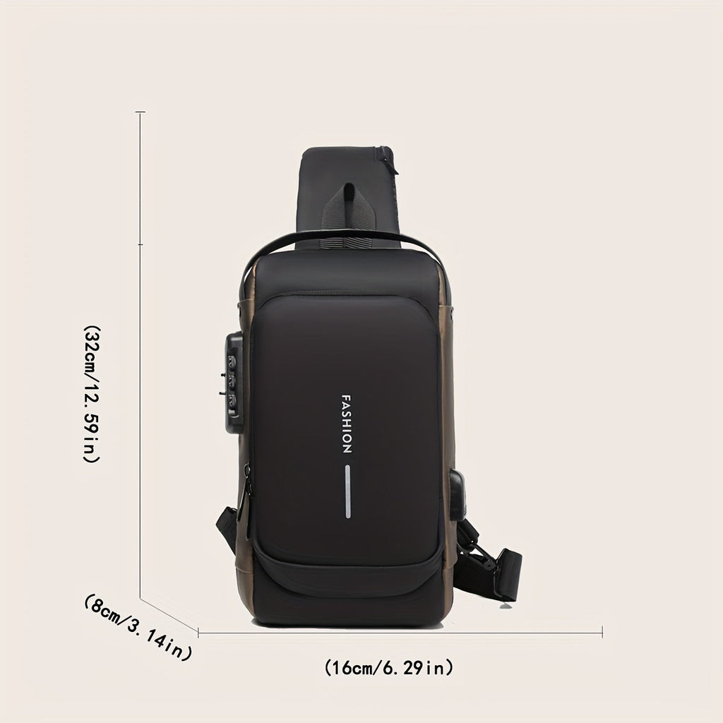 Securegear Anti-Theft Crossbody Bag — Classic Minimal Design