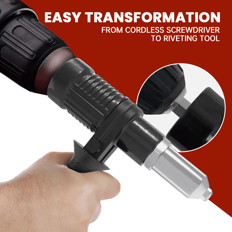 Transform Your Power Drill into a Precision Tool for Effortless Riveting - Souliia