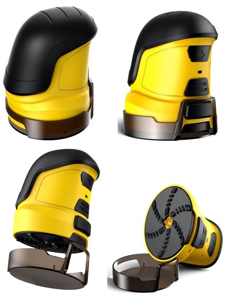Grattoir à glace électromagnétique antigel pour voiture — rechargeable par USB