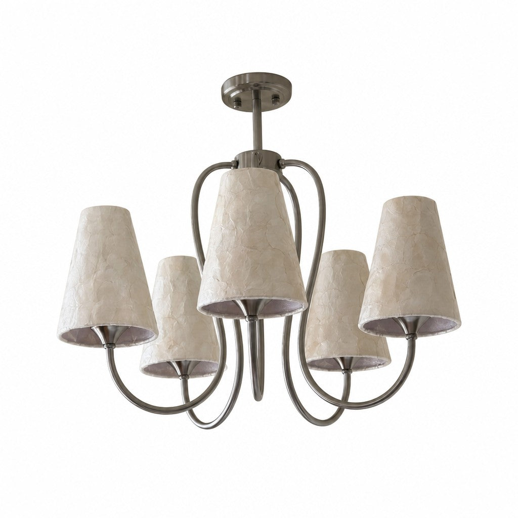 Sculptural Multi Head Pendant Chandelier for Refined Home Interiors | Souliia