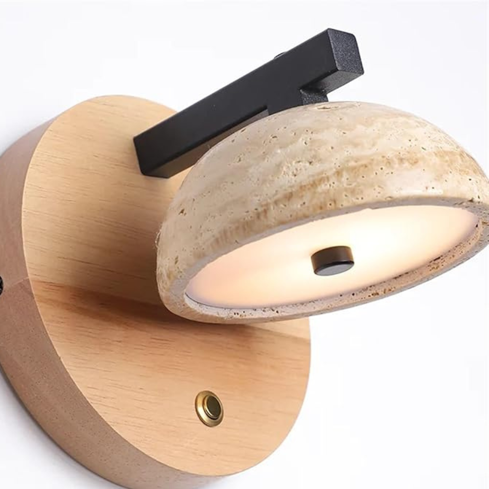 The Travertine Charming Wall Light | Souliia
