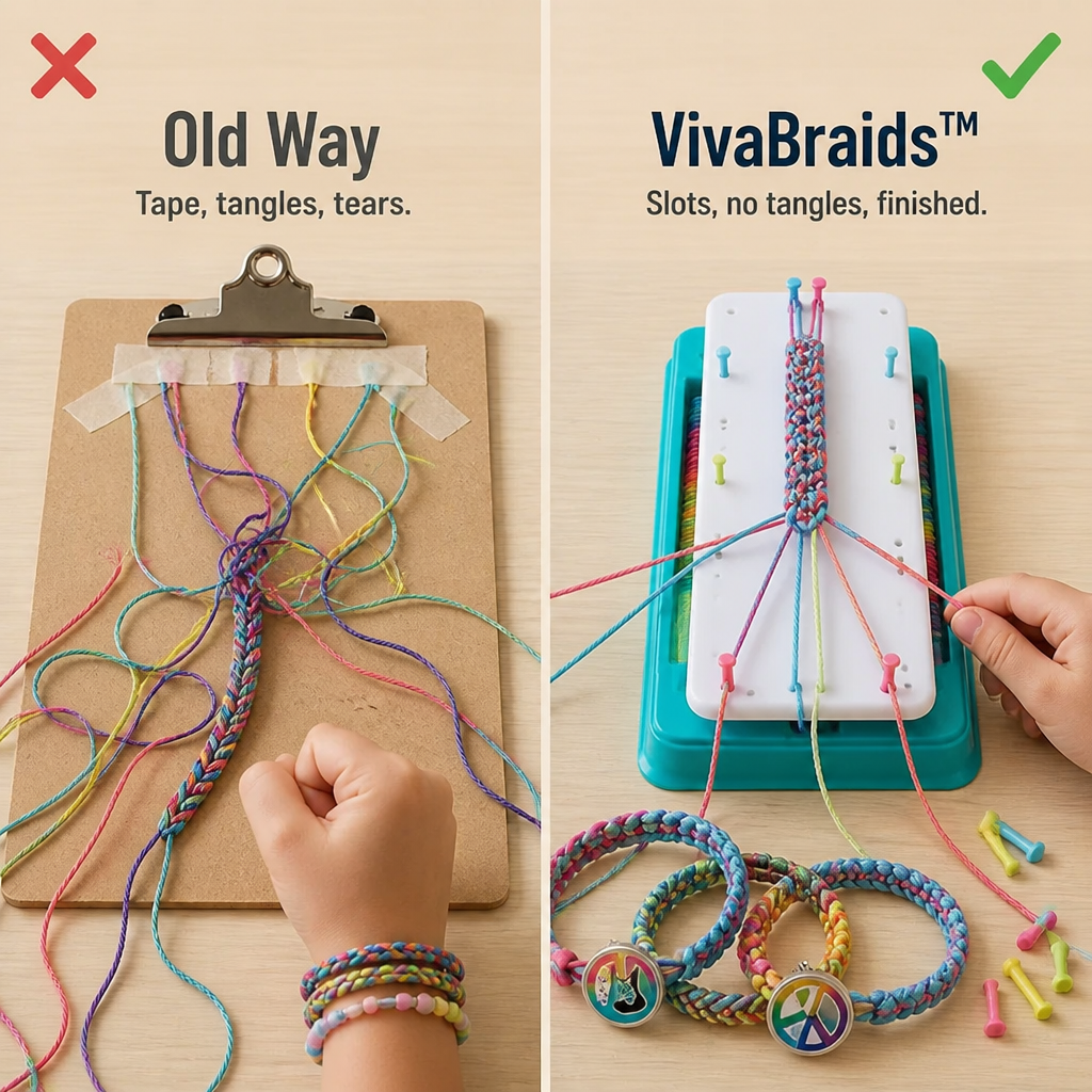 VivaBraids — Make Tangle-Free Friendship Bracelets She'll Actually Finish - Souliia