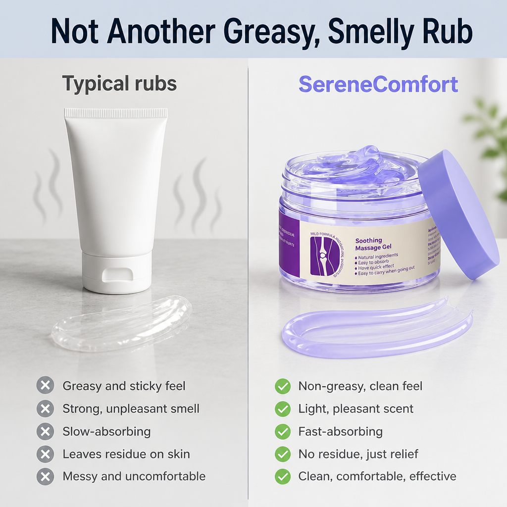 SereneComfort — Cool, Calm & Loosen Up Stiff Knees, Backs and Sore Muscles - Souliia