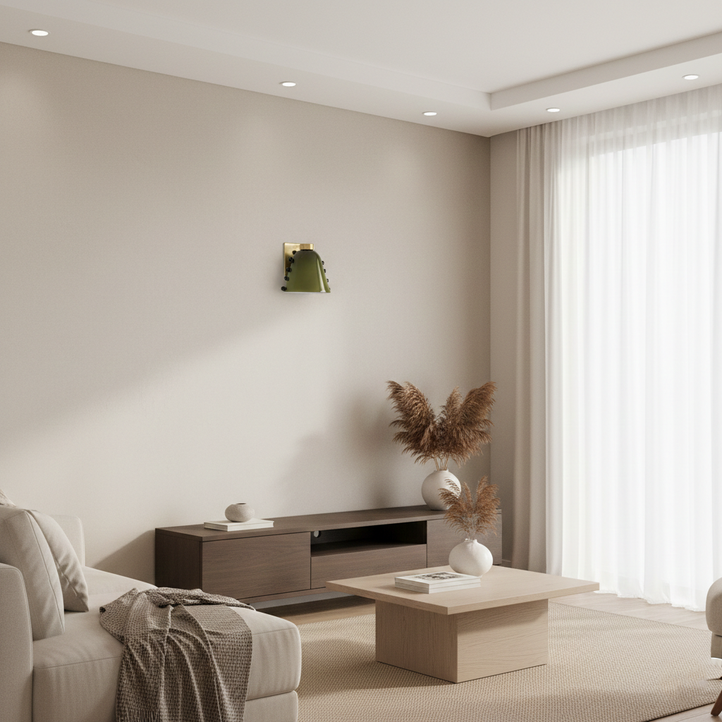 Makki Moderne Keramik Minimalistische Wandleuchte | Souliia
