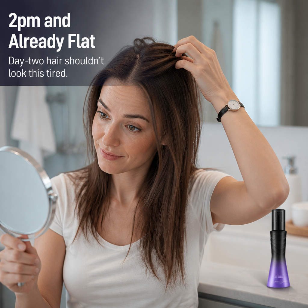 Volaire — Spritz Lift Into Flat, Day-Two Hair Without the Sticky Crunch - Souliia