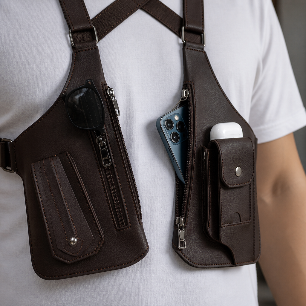 VigilGear – Hidden Underarm Anti-Theft Holster Bag with X-Back Straps - Souliia