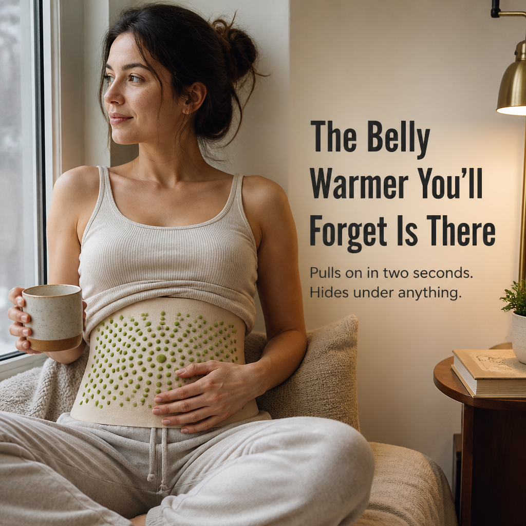 VivantaWrap — Wrap Your Belly in Mugwort Warmth, Skip the Cords and Bulk - Souliia