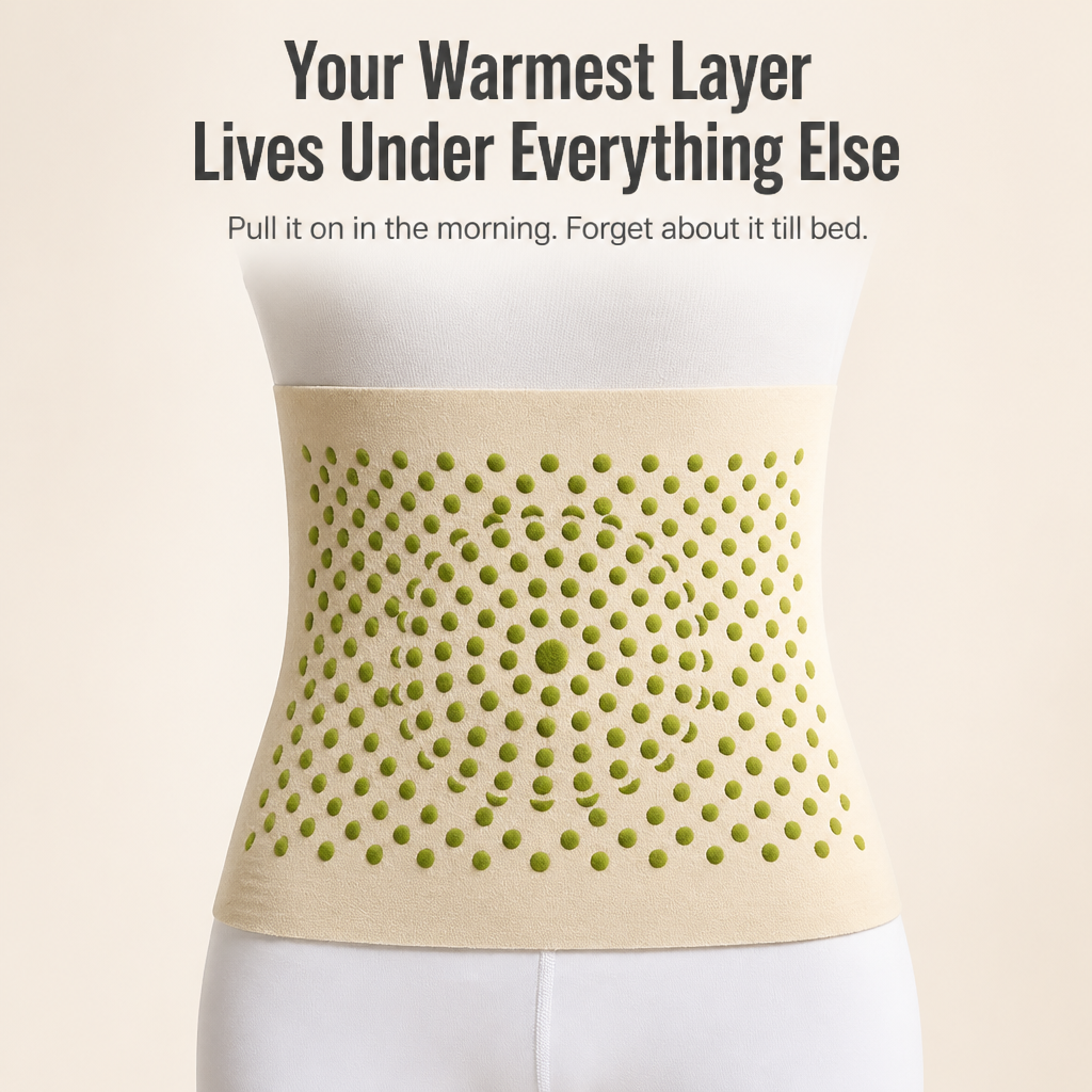 VivantaWrap — Wrap Your Belly in Mugwort Warmth, Skip the Cords and Bulk - Souliia