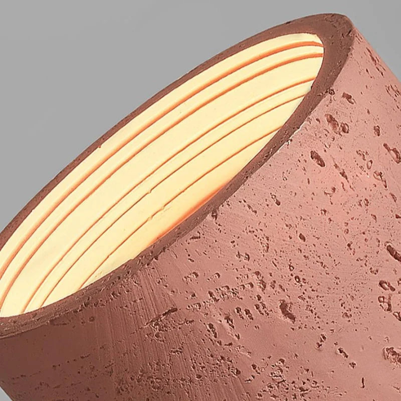 Sabiara Wabi-Sabi Cylindrical Ceiling Lamp - Soft Diffused Ceiling Fixture for Bedrooms and Living Rooms | Souliia