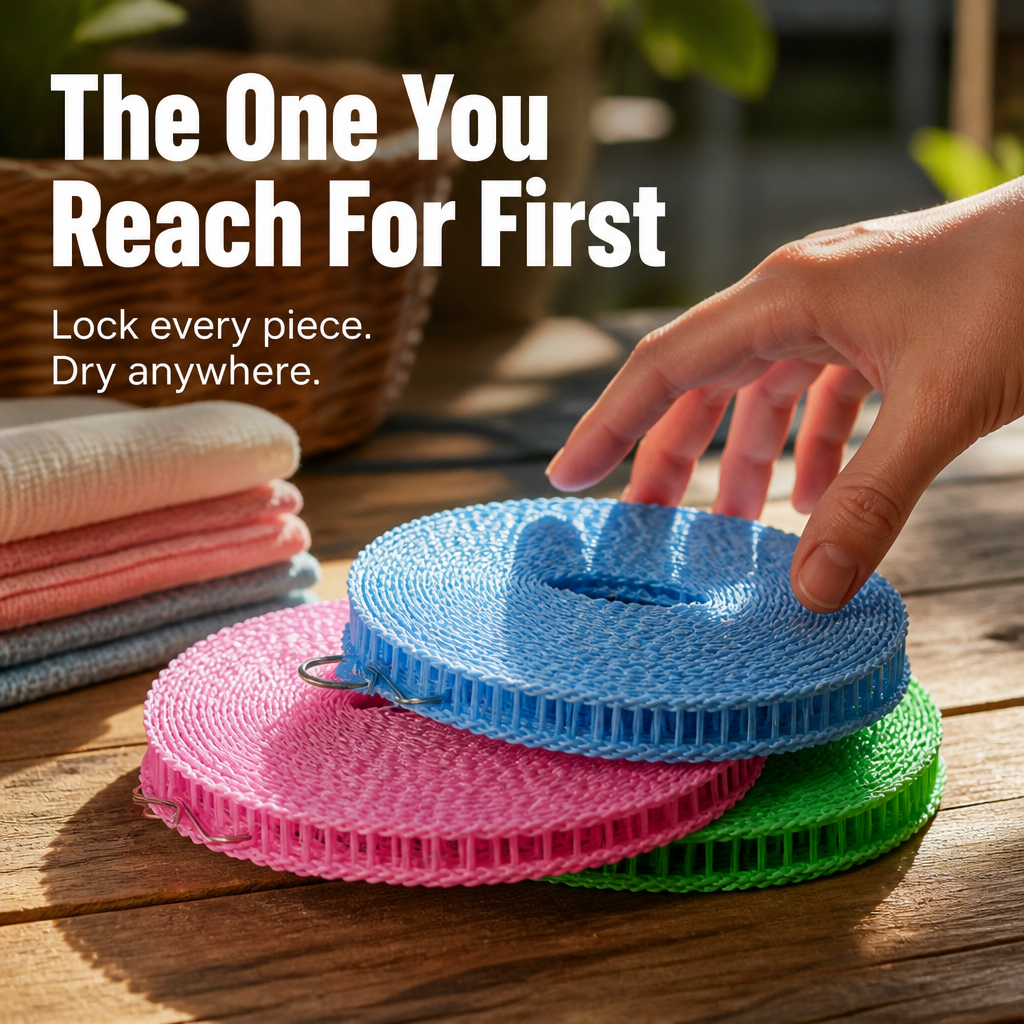 VeroDrift — Lock Your Laundry Tight for Faster, Windproof Drying Anywhere - Souliia