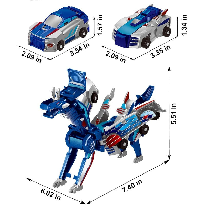 Transforming Car into a Dinosaur – Turbo Dino Model - Souliia