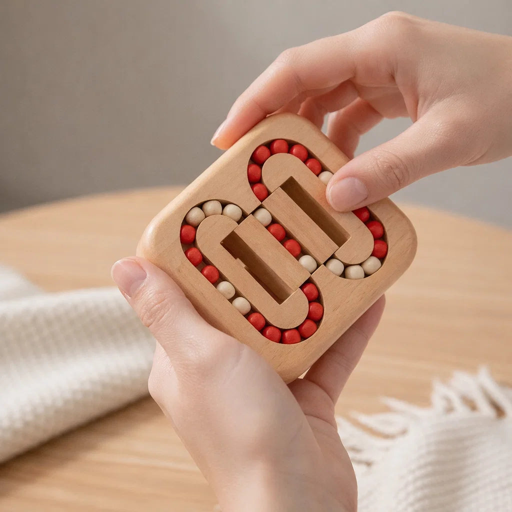 Jeu de puzzle rotatif en bois - Souliia