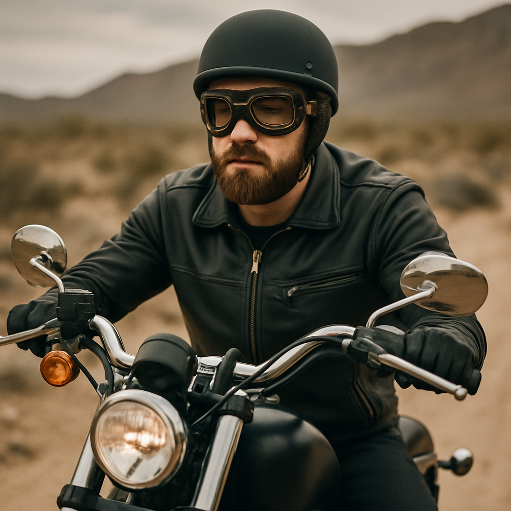 Vintage Motorcycle Goggles for Pilots - Souliia
