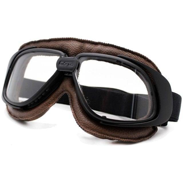 Vintage Motorcycle Goggles for Pilots - Souliia