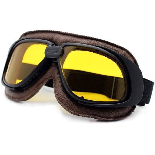 Vintage Motorcycle Goggles for Pilots - Souliia