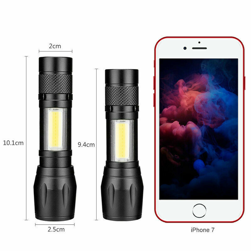 Dobíjecí taktické svítilna s výkonem 900 lumenů – kompaktní design - Souliia