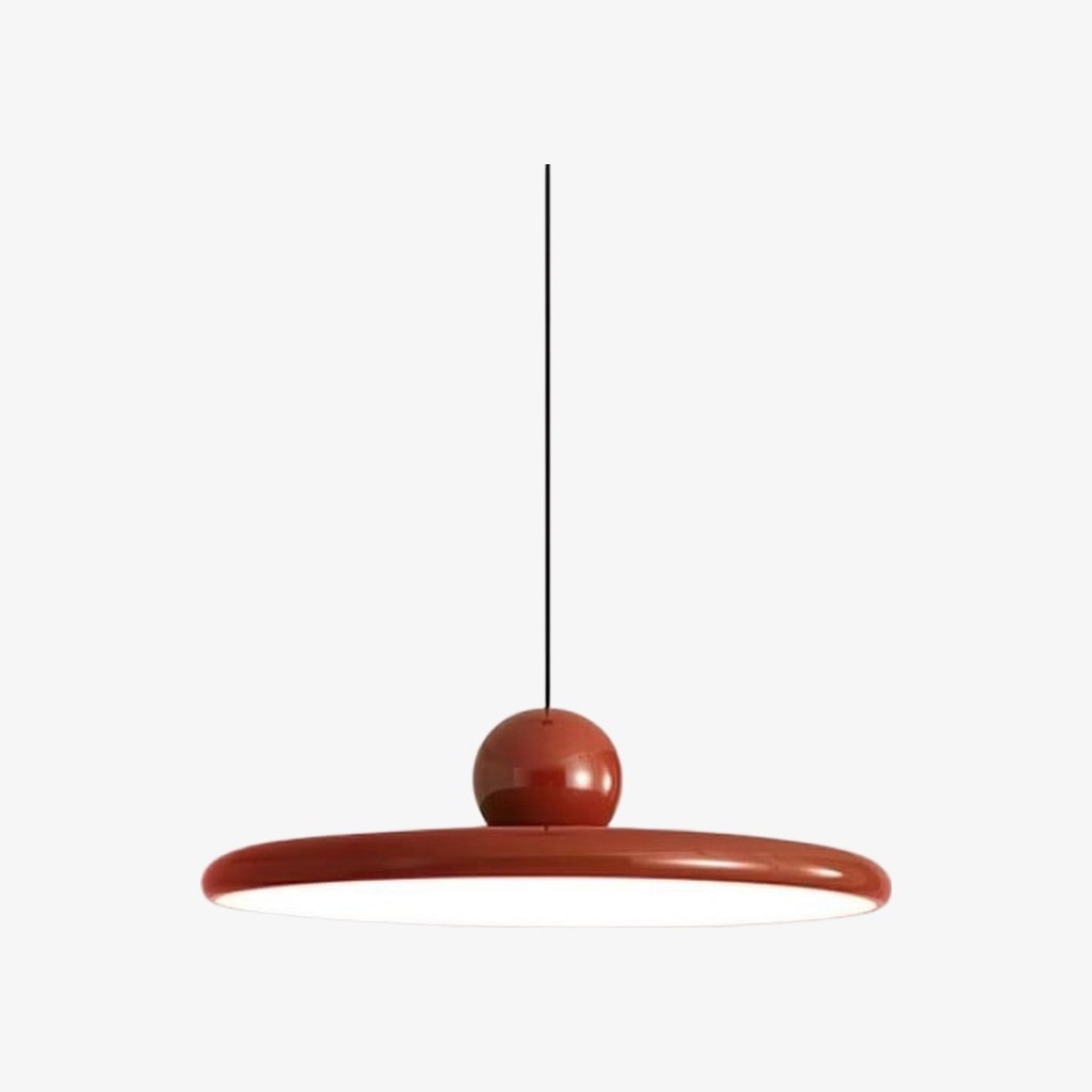 Lampada a sospensione Verdoma con disco e sfera - Lampada a sospensione in stile nordico per isole cucina e sale da pranzo | Souliia