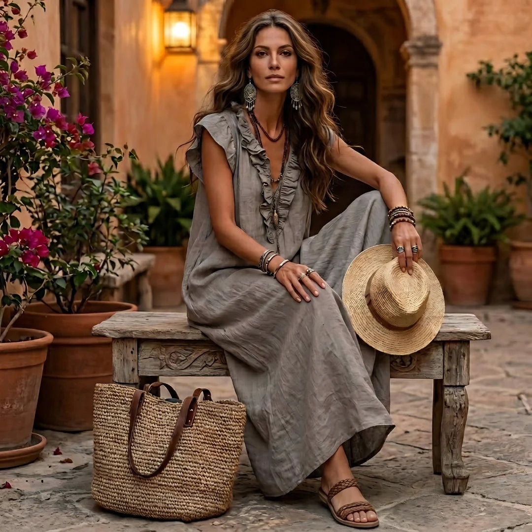 ÉLINA™ | Robe Bohème Fluide