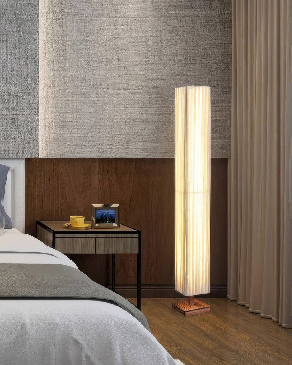 Sylara Floor Lamp — Wabi Sabi Oriental Minimalist Design
