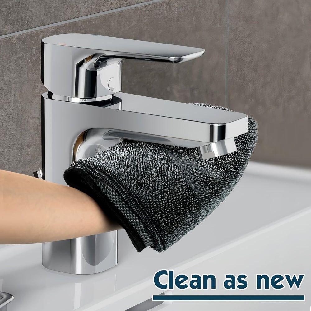 Set of 3 Microfiber Cleaning Cloths - Souliia