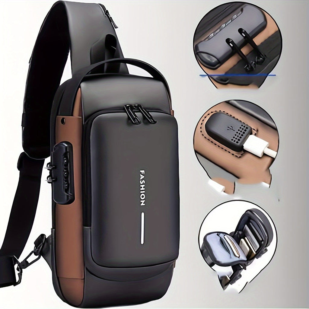 Securegear Anti-Theft Crossbody Bag — Classic Minimal Design