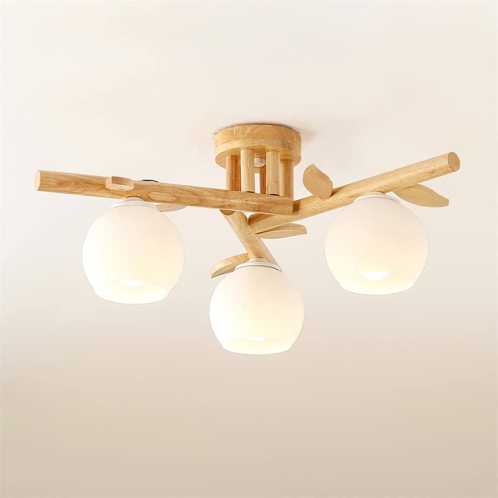 Tinsley Holz Deckenleuchte | Souliia