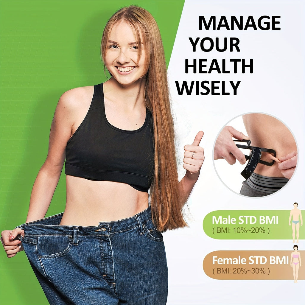 Caliperfit Body Fat Caliper — Precision Pinch-and-Read Skinfold Gauge