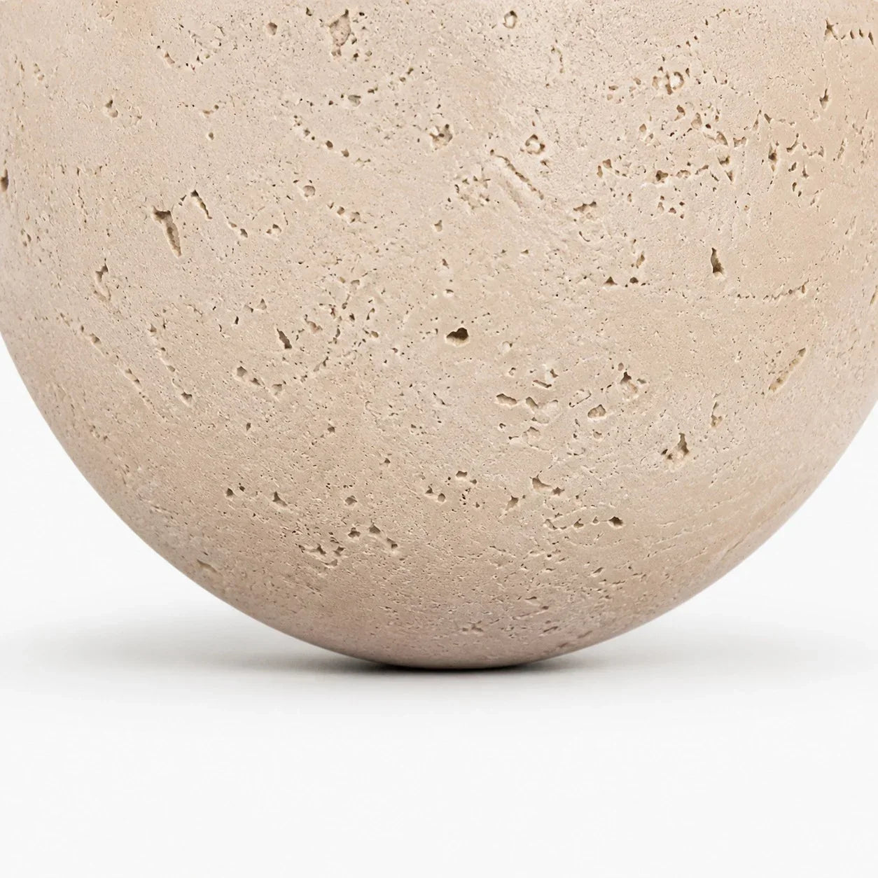 Travertine Style Wall Sconce, Off White Half Bowl Bedside Wall Light for Bedroom, Hallway and Dining Nook | Souliia