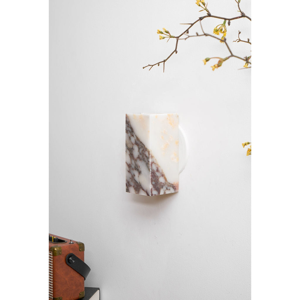 Square Marble Wall Lamp | Souliia