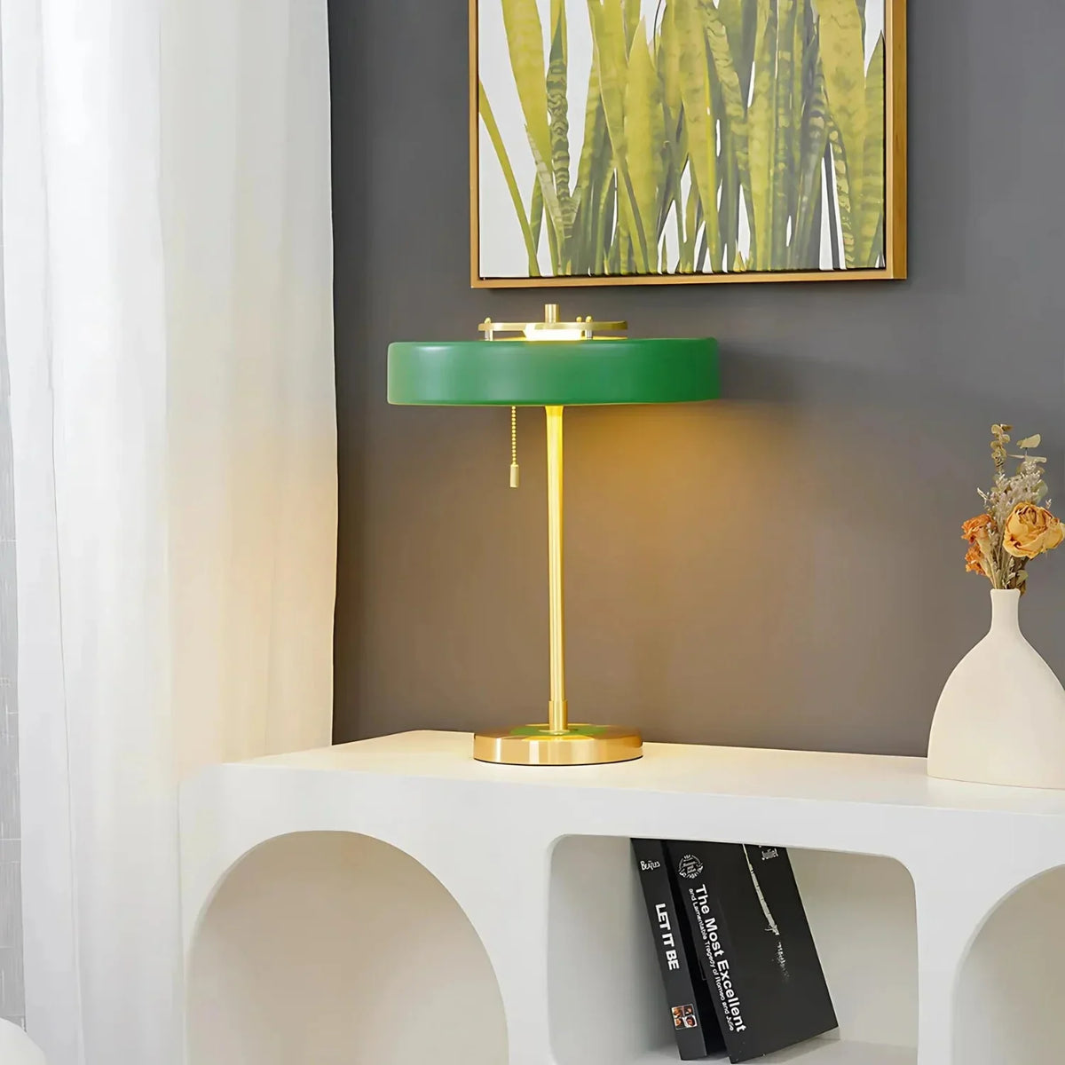 Radiant Tower of Light Minimalist Metal Table Lamp | Souliia