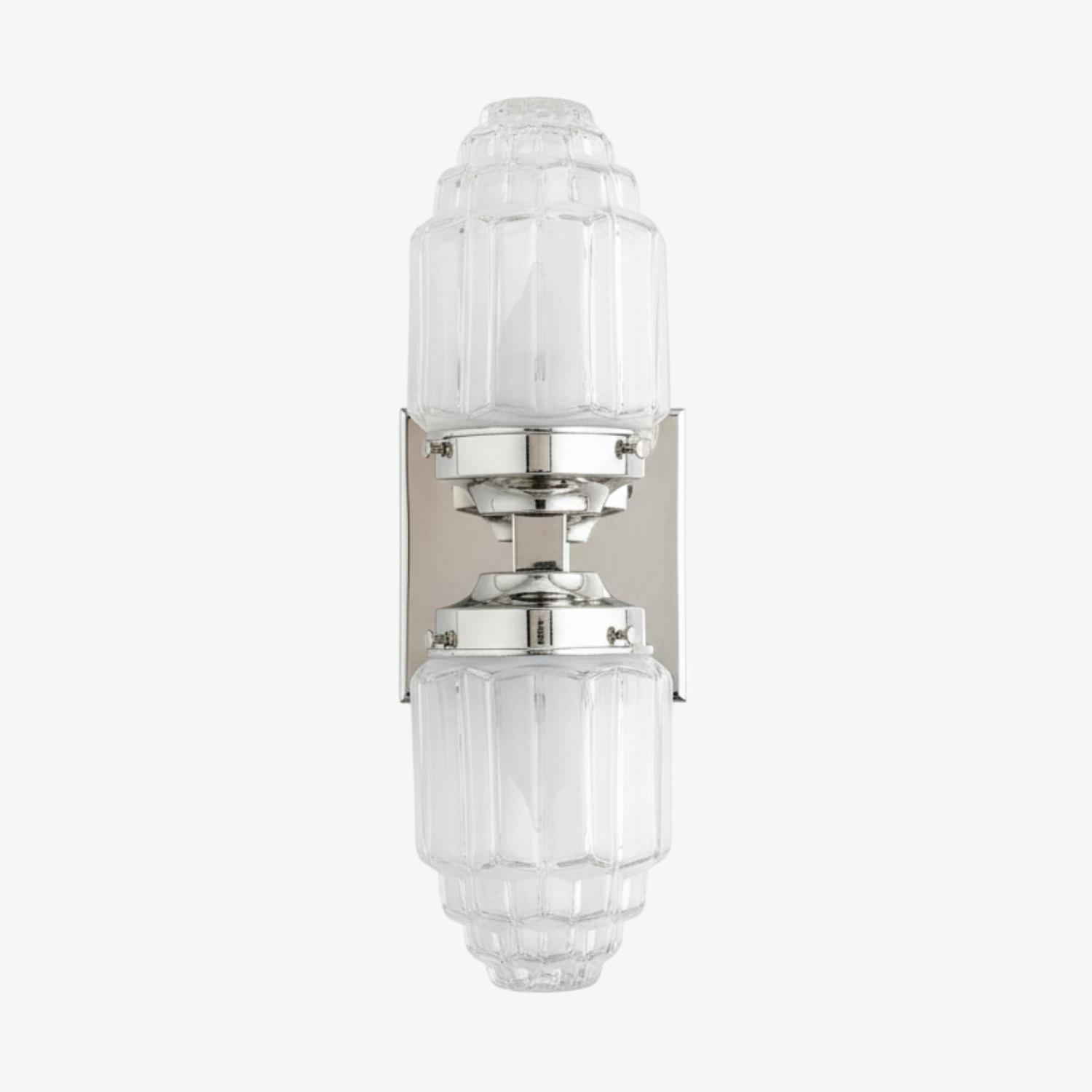 Tierlux Glass Globe Wall Sconce – Metal & Glass Lamp for Living Room or Bathroom | Souliia